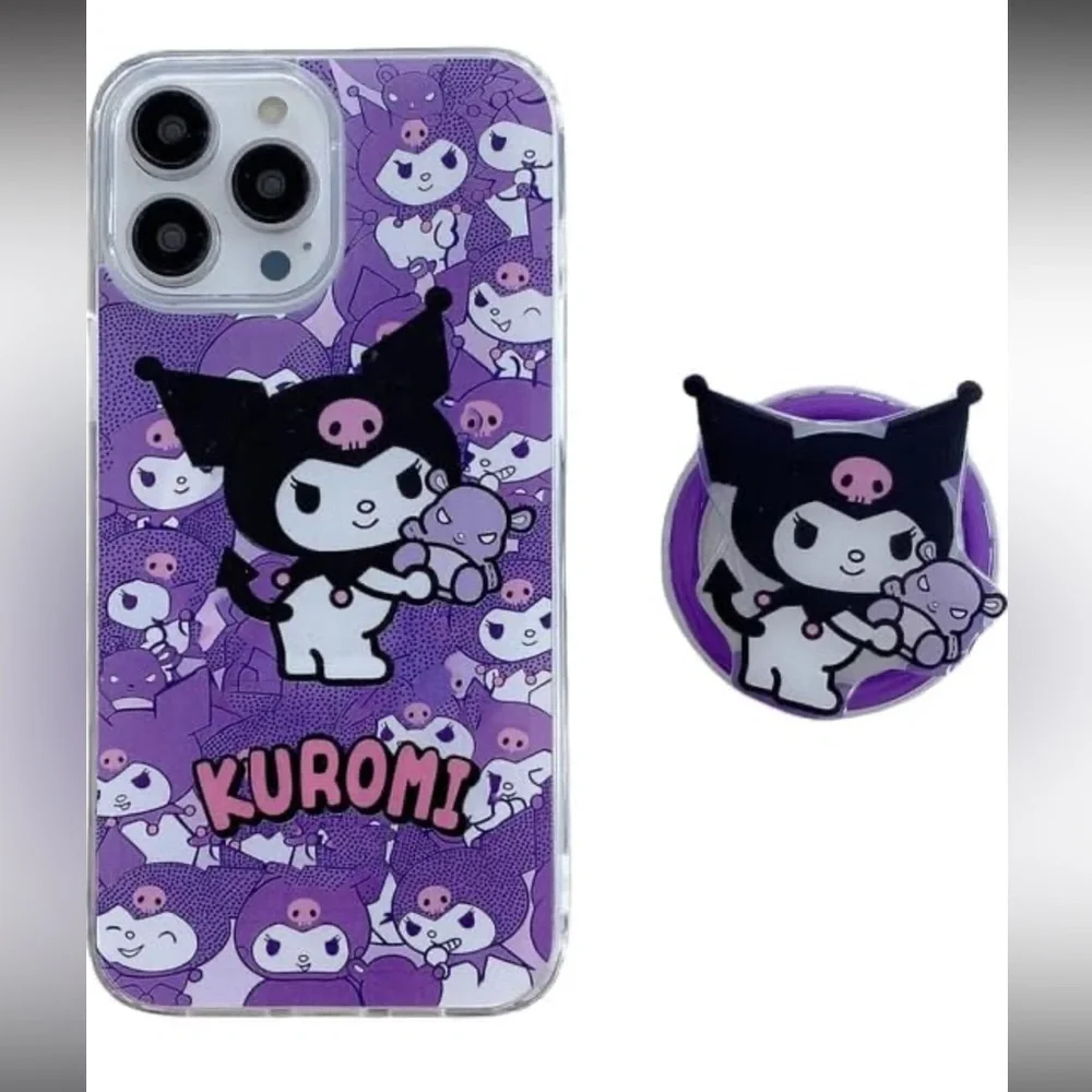 Cute Cartoon for iPhone 13/14 Case With Magnetic Suction Bracket
